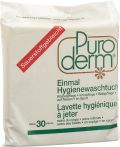 PURODERM Einmal Hygienewaschtücher, 30 Stück